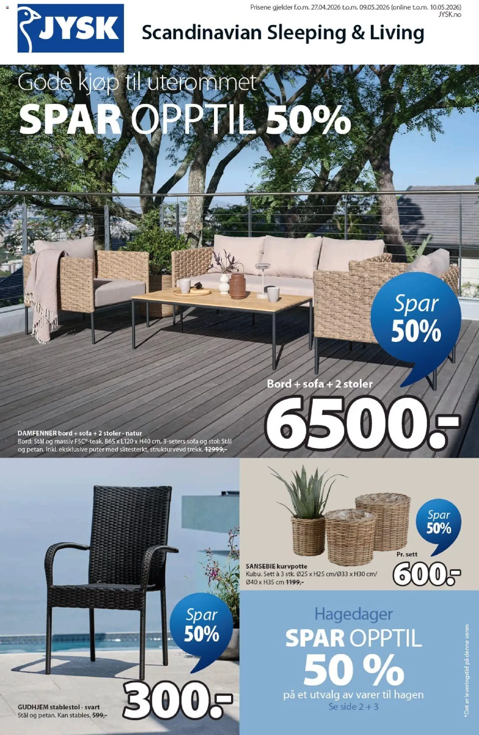 Forhåndsvis JYSK kundeavis fra butikk JYSK gyldig fra 27/04/2026