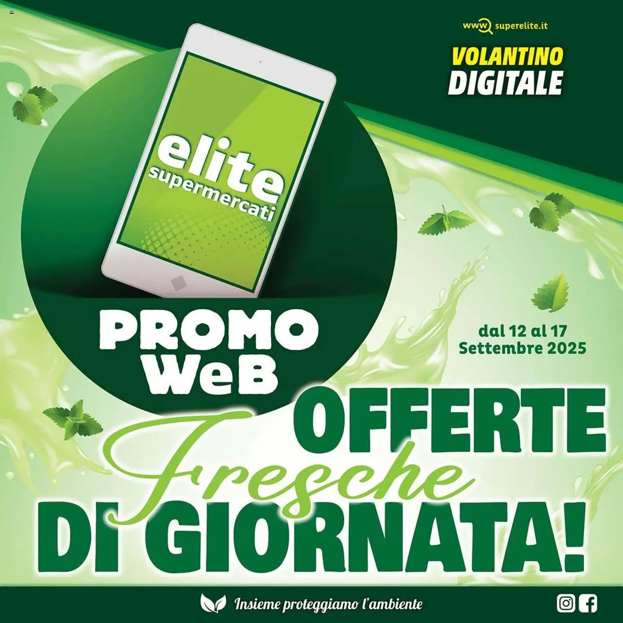 Volantino Elite Supermercati valido da 12/09/2025 numero di pagina 1