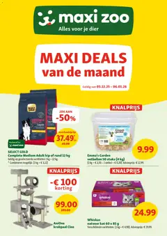 Voorbeeld van Folder van winkel Maxi Zoo geldig vanaf 03/12/2025