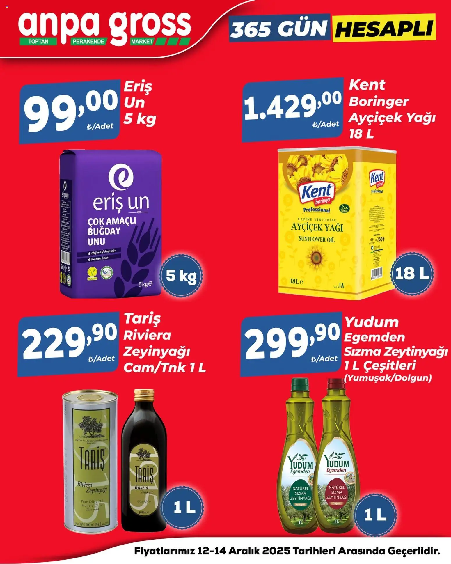 Anpa Gross Hafta Sonu Fırsatları 12.12.2025 - Broşürünün önizlemesi