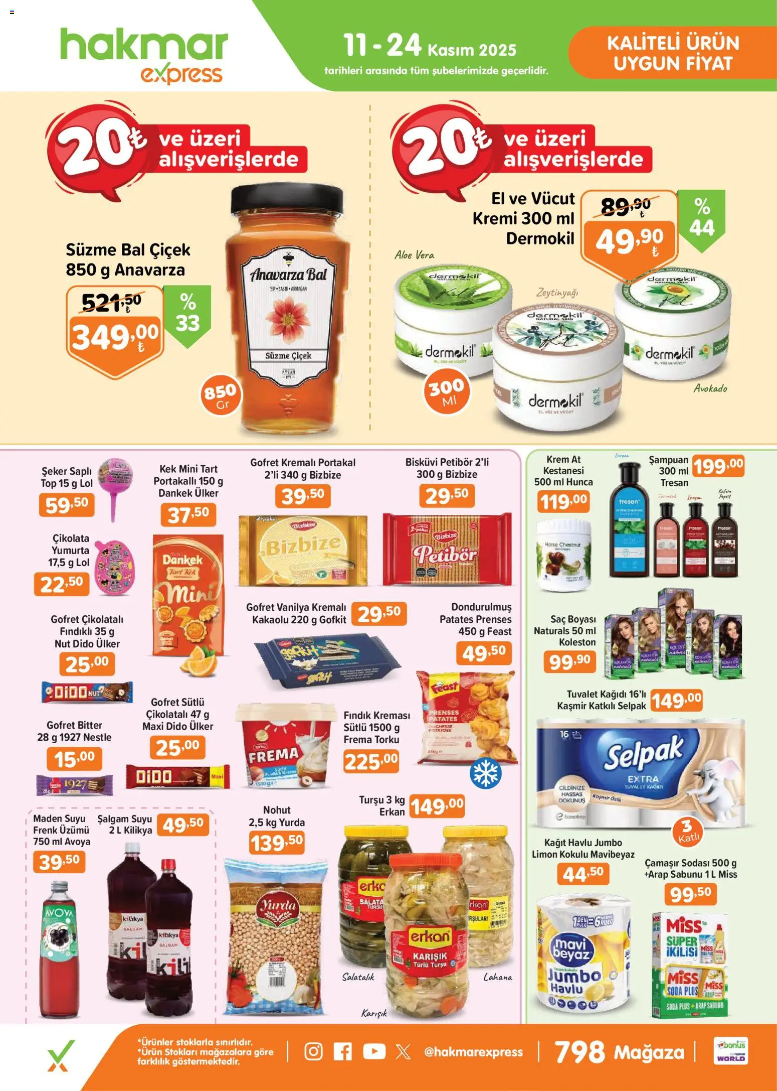 Hakmar Express Salı Aktüel Ürünler 11.11.2025 - Broşürünün önizlemesi