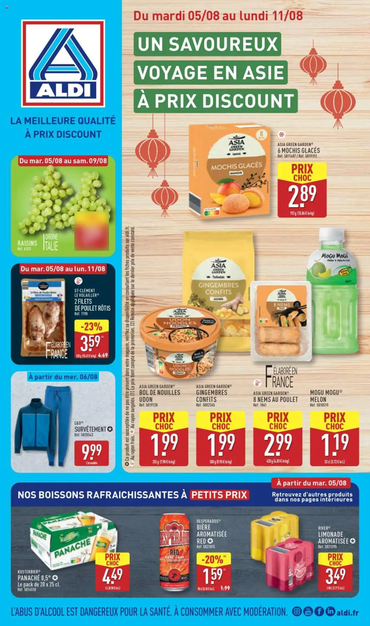 Catalogue de la semaine 32 de la boutique Aldi valable du 05/08/2025 - Page numéro 1