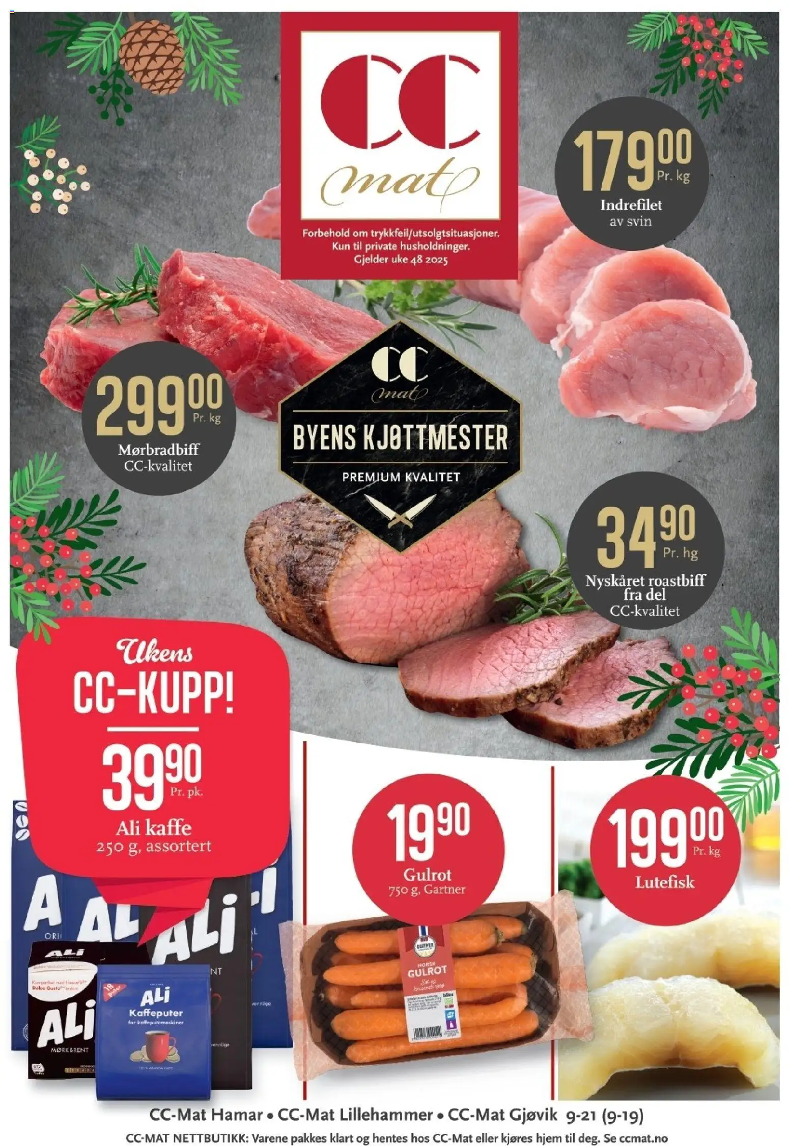 Forhåndsvis Kundeavis fra butikk CC Mat gyldig fra 24/11/2025