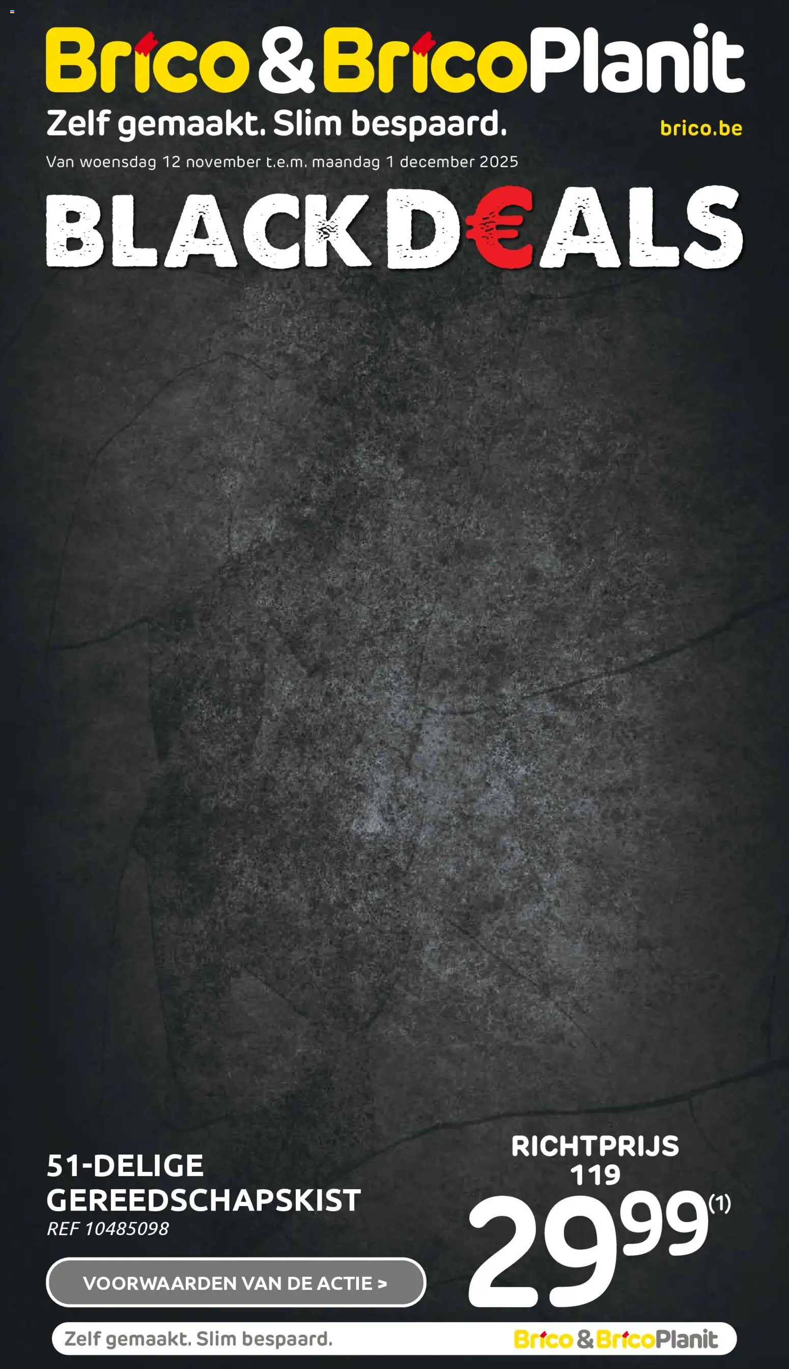 Voorbeeld van Black Friday van winkel Brico Plan-it geldig vanaf 12/11/2025