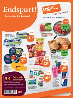 Vorschau von dem Prospekt des Geschäftes Tegut, gültig ab dem 25.09.2025