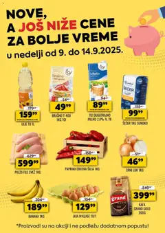 Pregled Tekijanka kataloga - važi od 09.09.2025