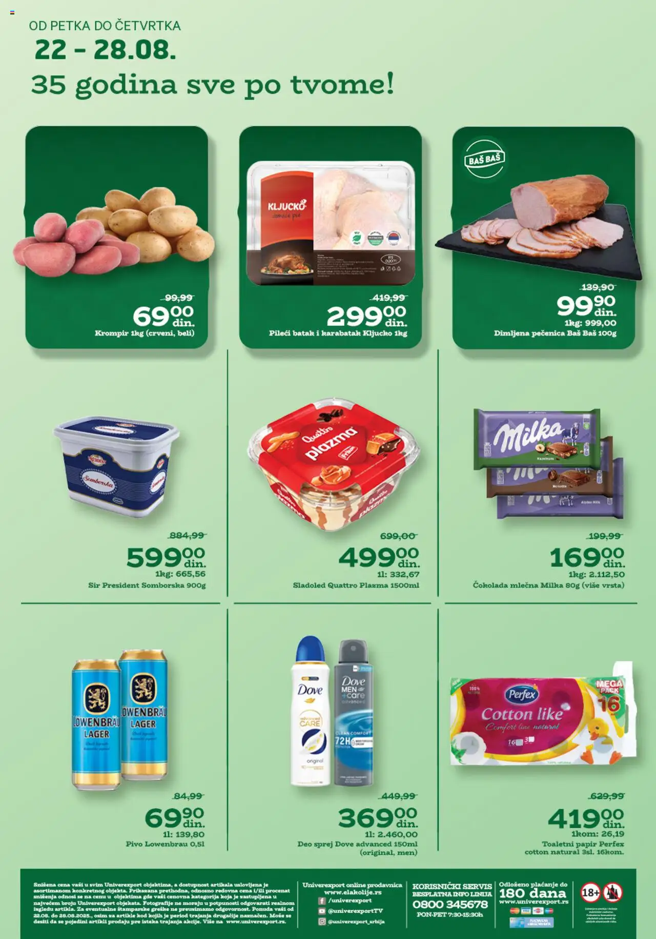 Univerexport katalog važi od 22.08.2025 - stranica 1