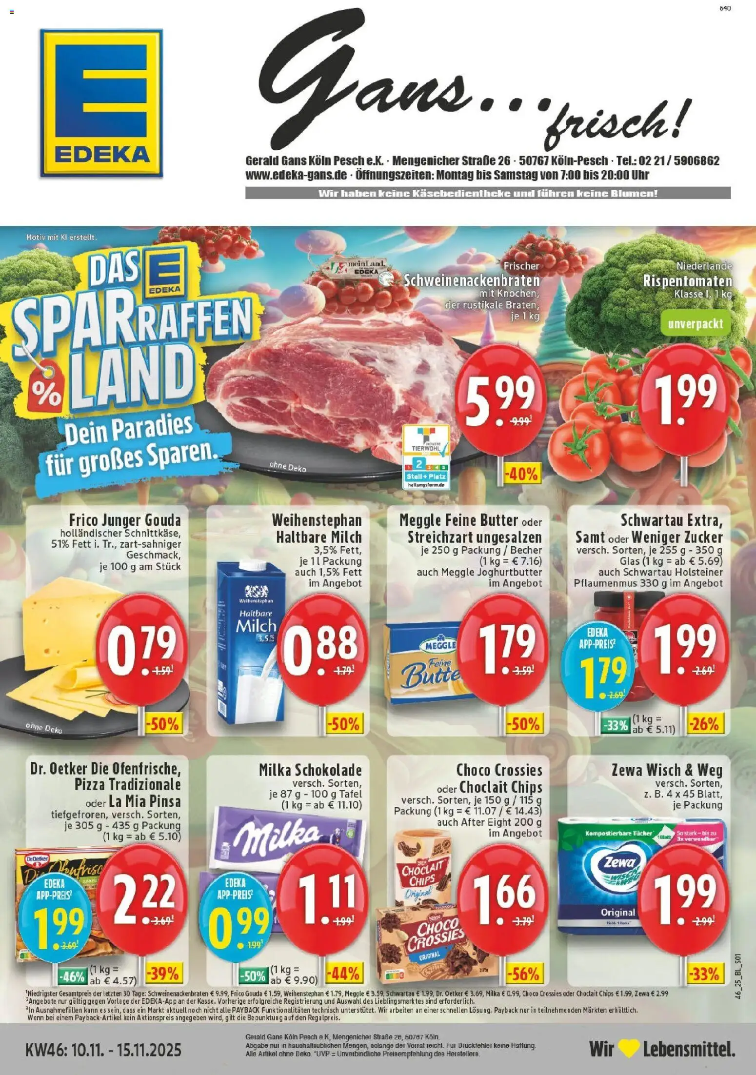 Vorschau von dem Prospekt des Geschäftes Edeka, gültig ab dem 10.11.2025