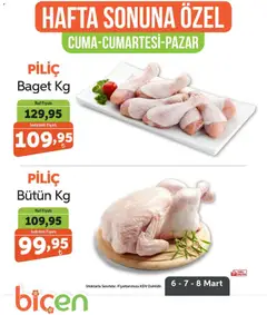 Biçen Market Biçen Market - Hafta Sonuna Özel - Piliç 06.03.2026 - Broşürünün önizlemesi