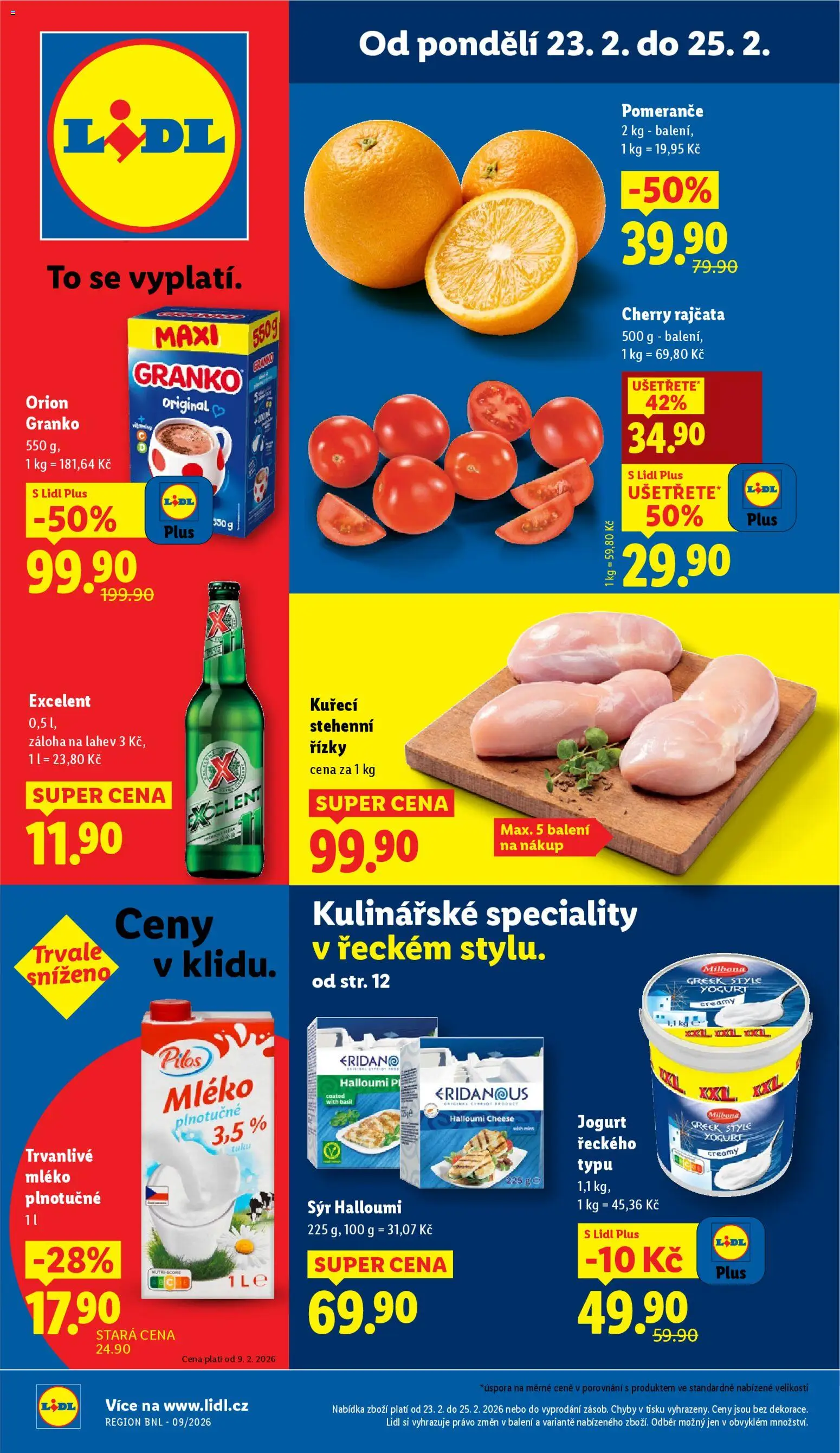 Náhled nabídky: Lidl Leták platný od 23.02.2026