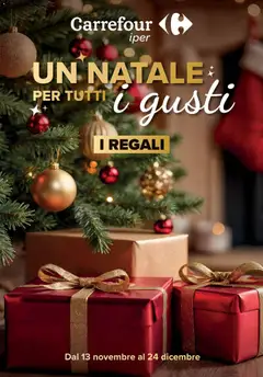 Anteprima dell'opuscolo Volantino Iper - Natale regalo - Roma dal negozio Carrefour valido da 13/11/2025