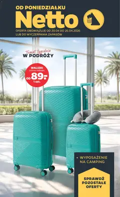Pogląd gazetki "Netto gazetka od poniedziałku NonFood" ze sklepu Netto ważnej od 20.04.2026