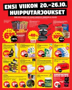 Kaupan Tokmanni Ensi viikon huipputarjoukset esikatselu, voimassa 20/10/2025