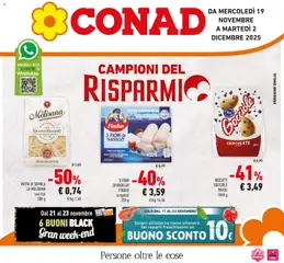 Anteprima dell'opuscolo Volantino Parma dal negozio Conad valido da 19/11/2025