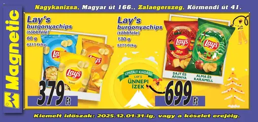 Magnetic - Aktuális óriásplakátok megtekintése, amely érvényes 2025.12.01.-től