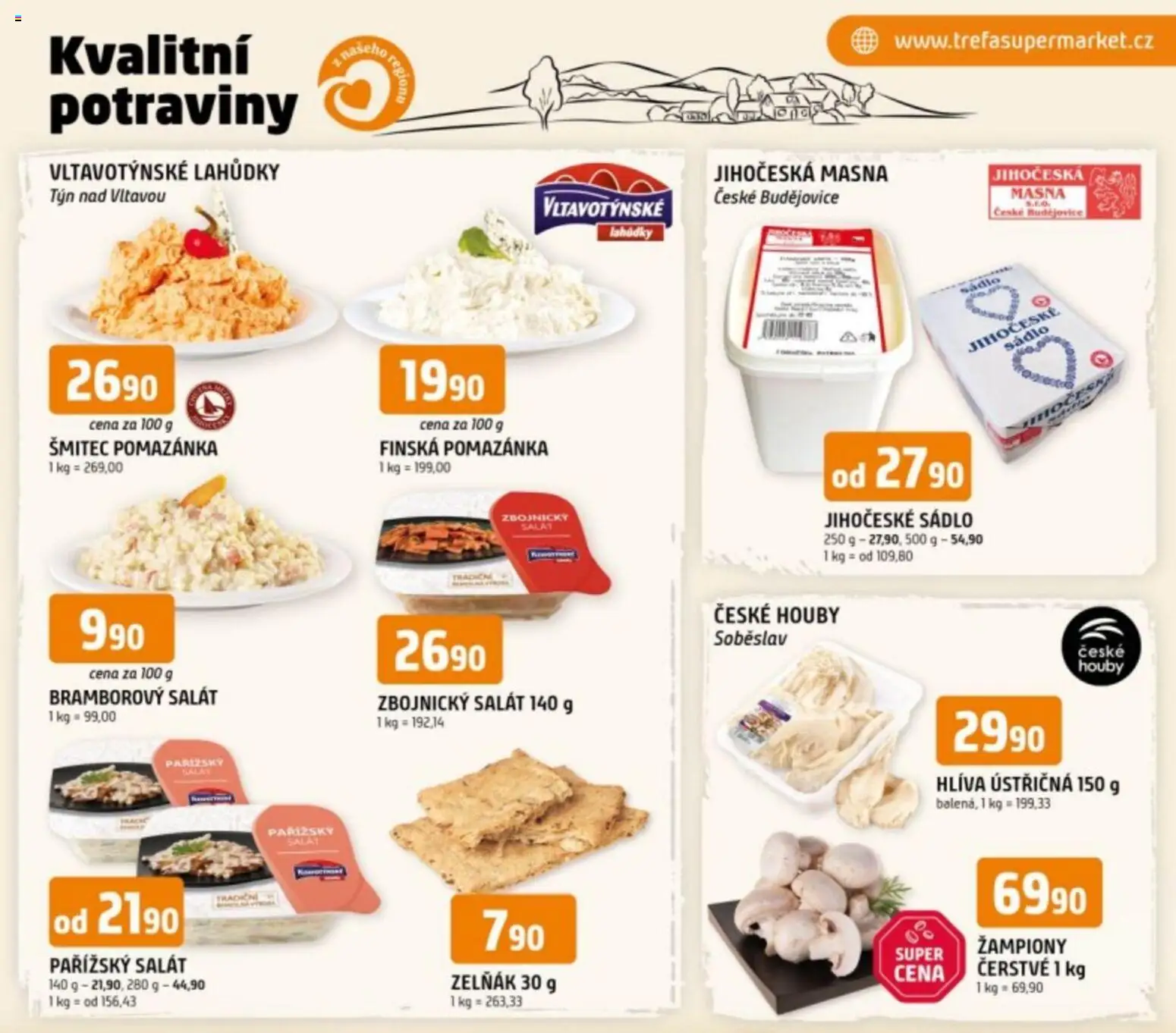 Náhled nabídky: Trefa Trefa leták - Kvalitní potraviny z našeho regionu platný od 04.03.2026