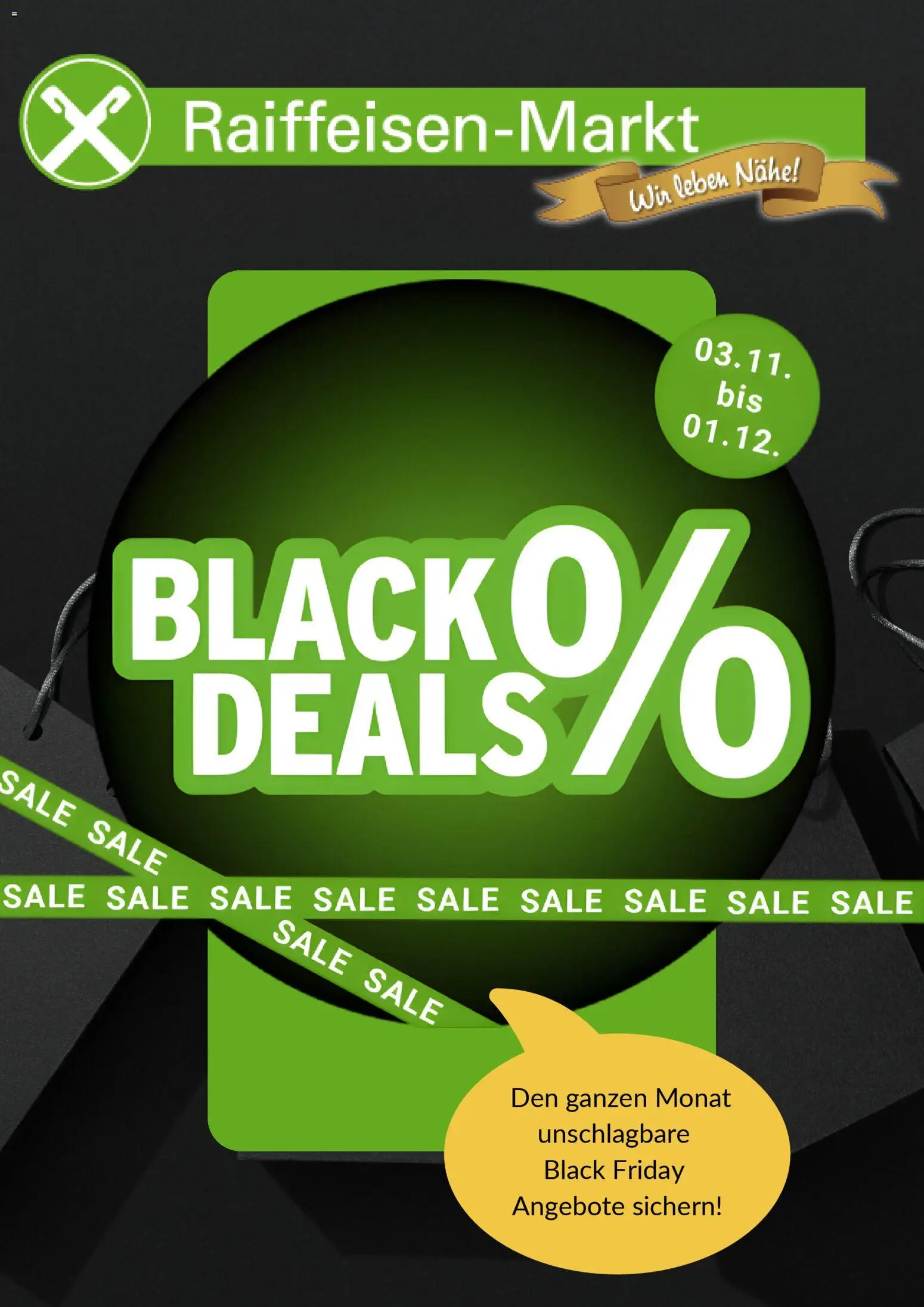 Vorschau von dem Prospekt des Geschäftes Raiffeisen Markt, gültig ab dem 03.11.2025