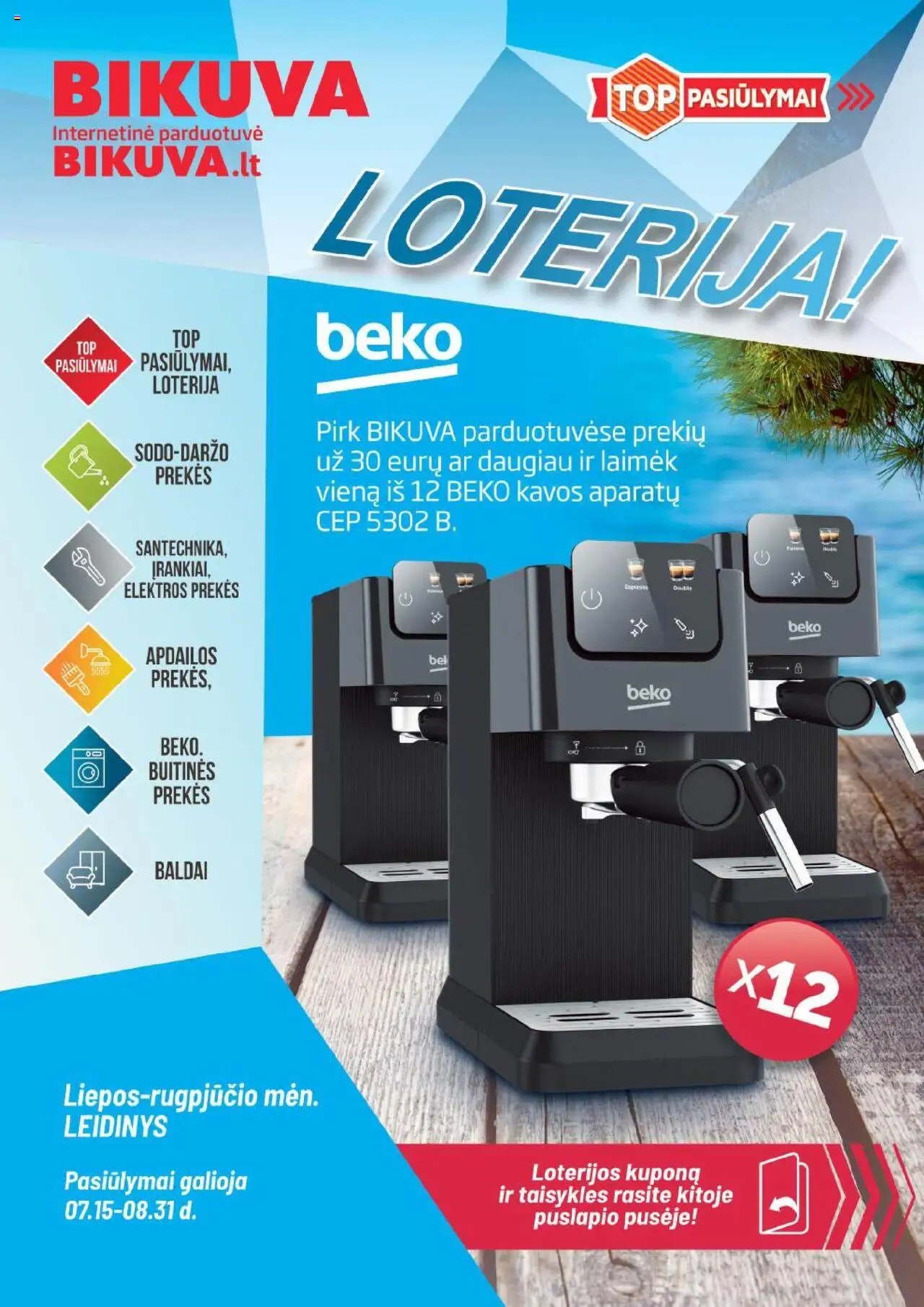 BIKUVA leidinys galioja nuo 2025.07.15 – puslapio numeris 1