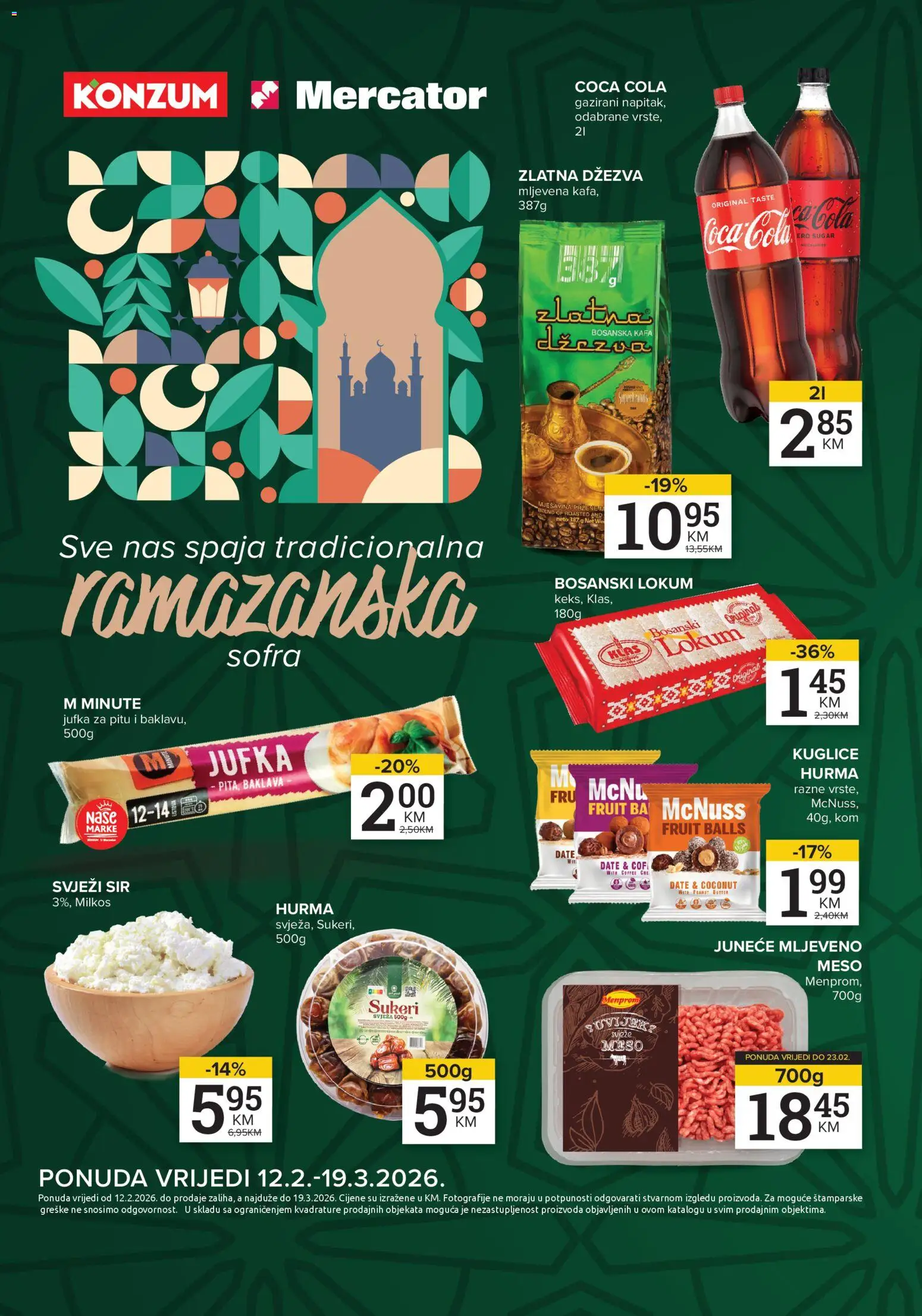 Pregled letka Ramazanski katalog trgovine Mercator vrijedi od 12.02.2026
