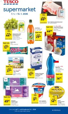 Náhled nabídky: Tesco Supermarket platný od 07.01.2026