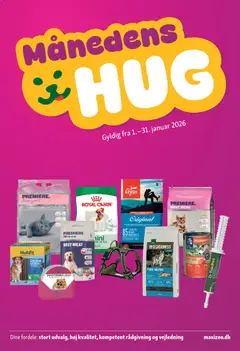 Eksempel på tilbudsavis Månedsavis Januar fra butik Maxi Zoo gyldig fra 01/01/2026