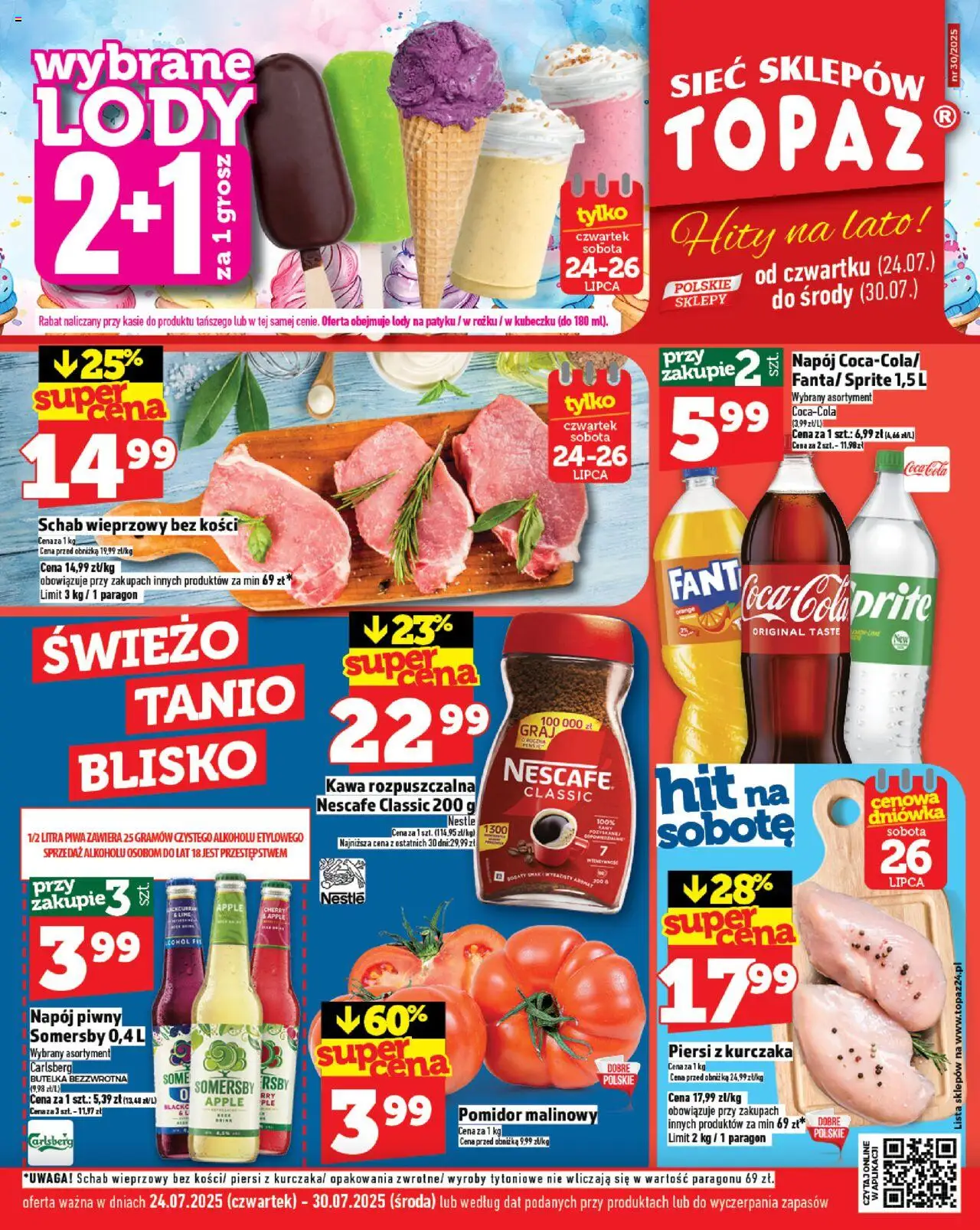 Topaz Gazetka MAZ od 24.07.2025 - Nowa Gazetka - Numer strony 1