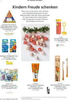 Vorschau von dem Prospekt des Geschäftes Alnatura, gültig ab dem 01.11.2025 | Seite: 34