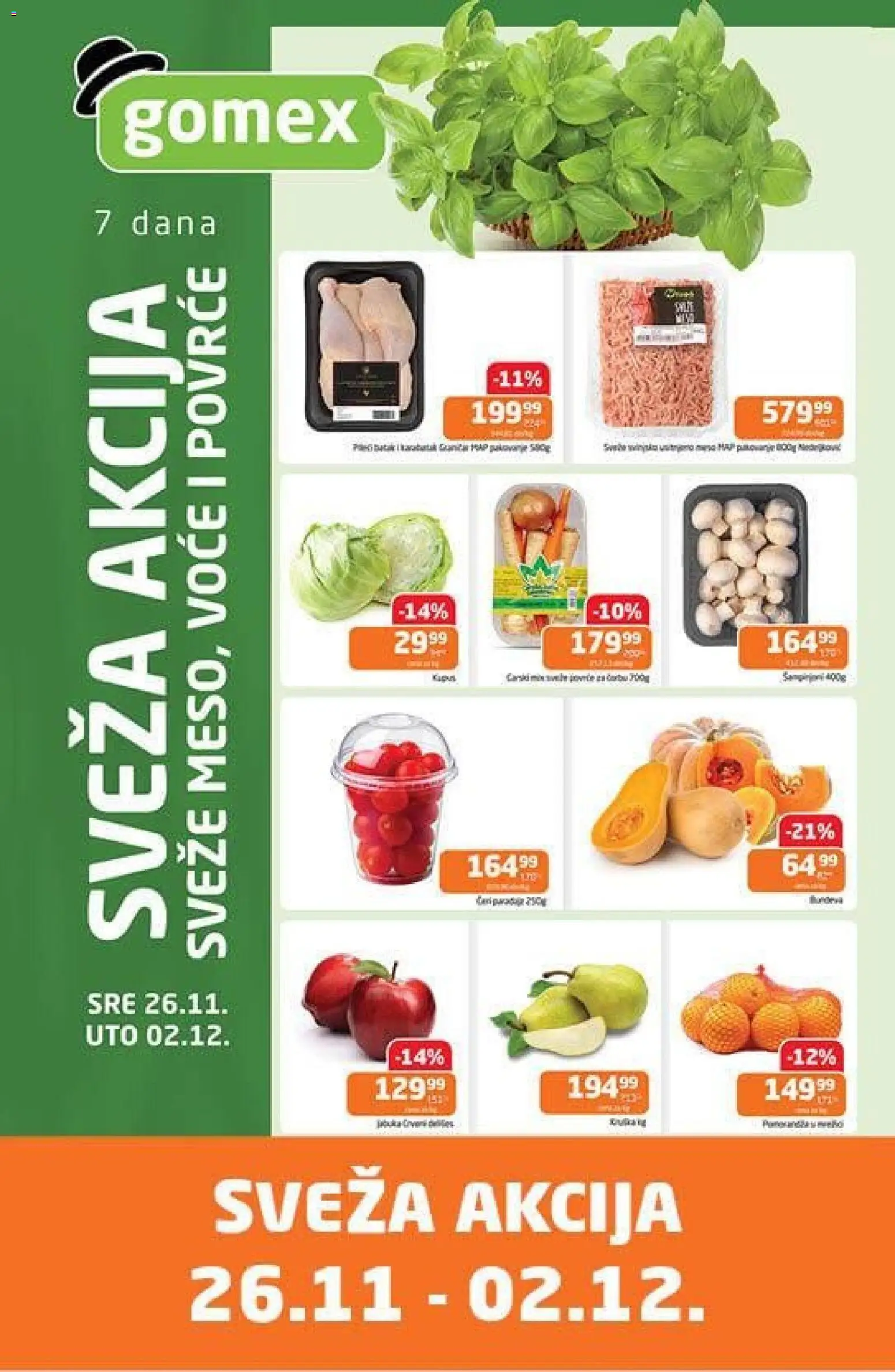 Pregled Gomex kataloga - važi od 26.11.2025