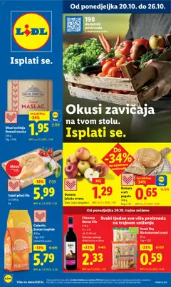 Pregled letka Katalog trgovine Lidl vrijedi od 20.10.2025