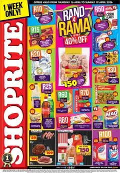 Preview of Shoprite flyer valid from 16/04/2026