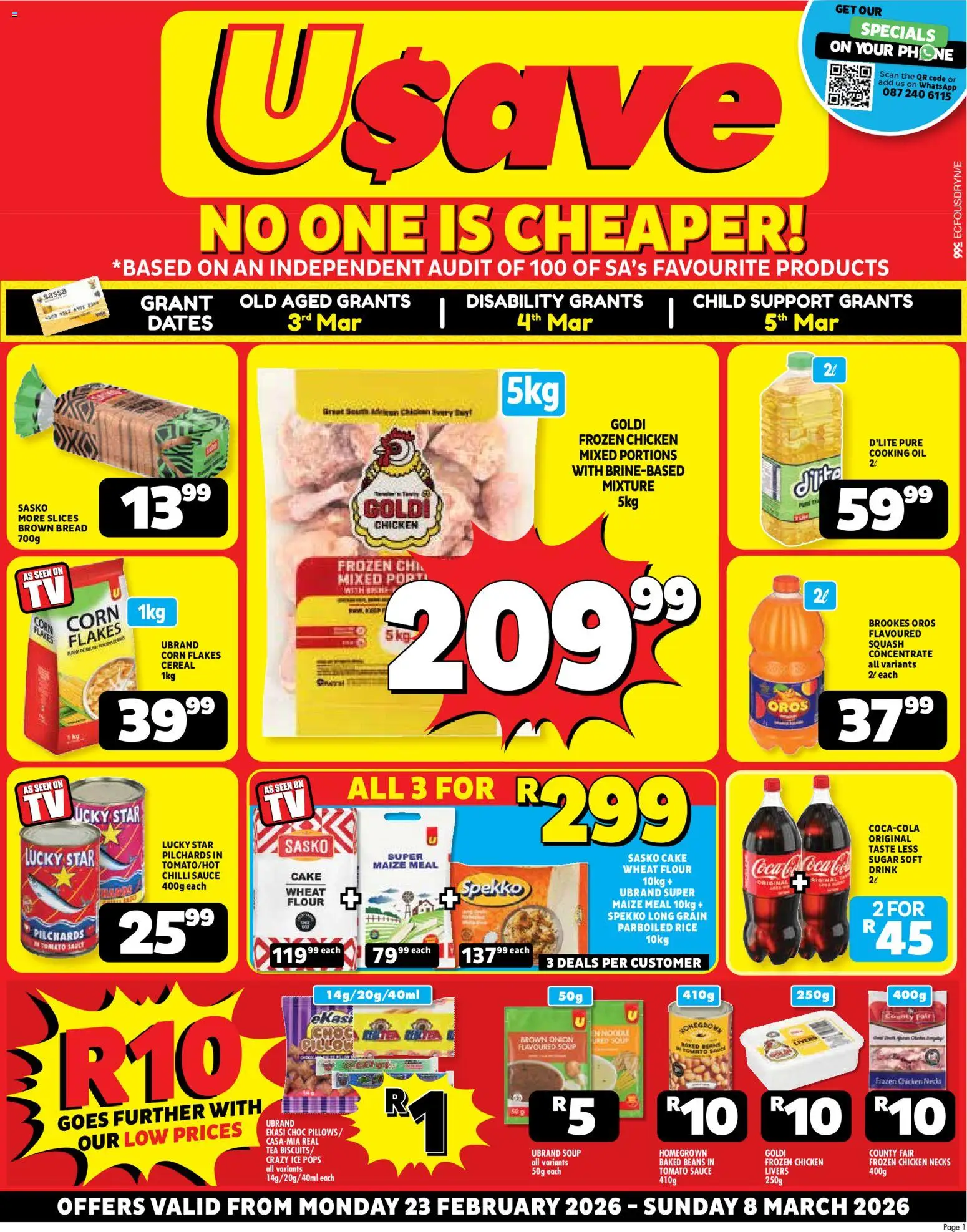 Preview of Usave flyer valid from 23/02/2026