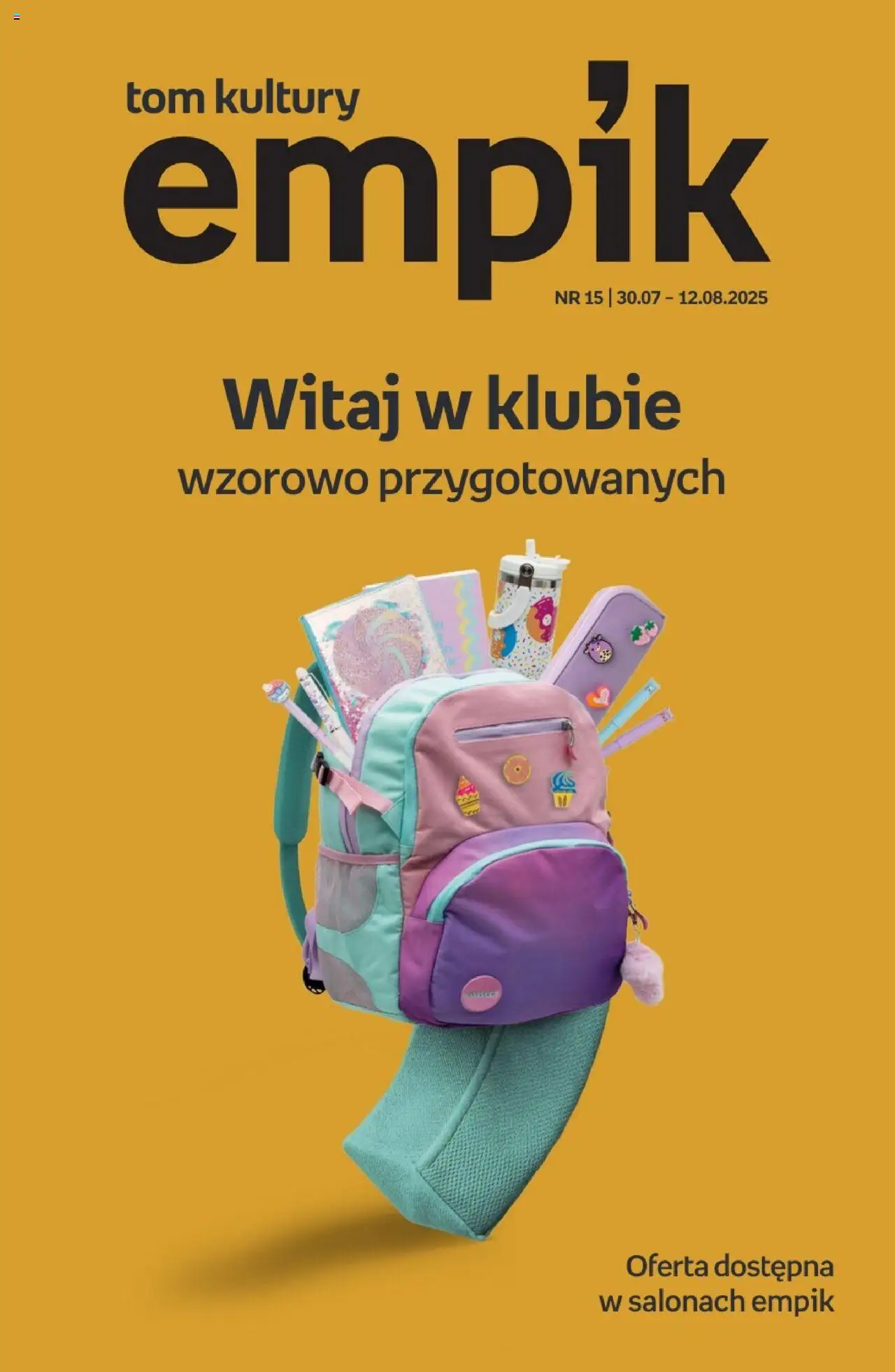 Empik Promocje od 30.07.2025 - Nowa Gazetka - Numer strony 1