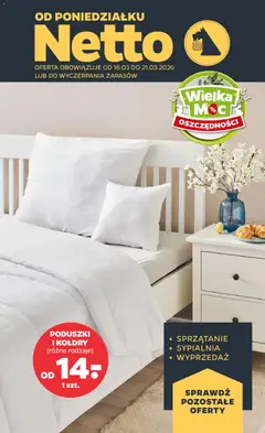 Pogląd gazetki "Netto gazetka od poniedziałku NonFood" ze sklepu Netto ważnej od 16.03.2026