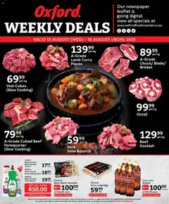 Preview of Oxford Freshmarket flyer valid from 13/08/2025
