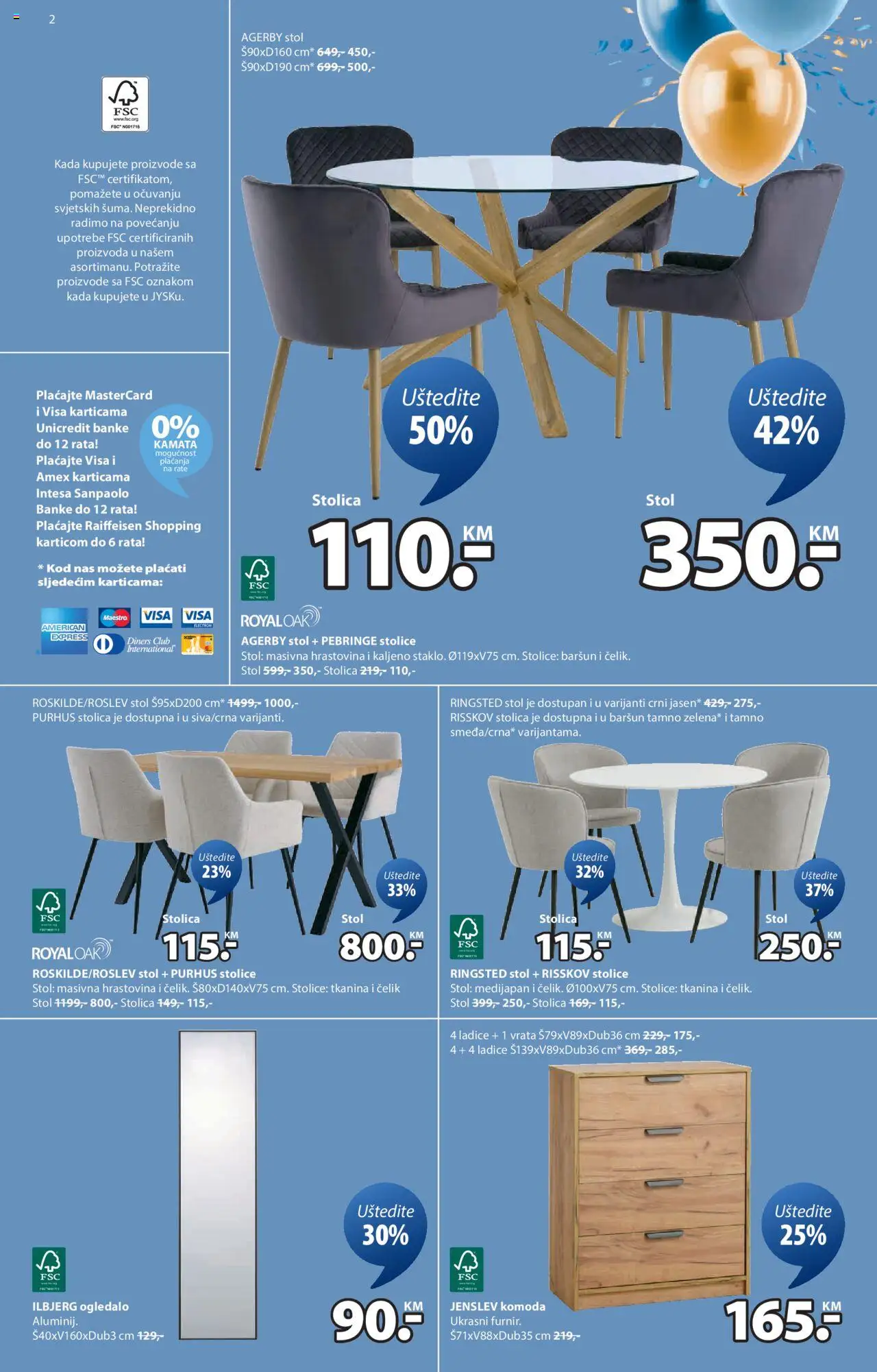 Pregled letka Sedmična ponuda trgovine JYSK vrijedi od 2025.10.08