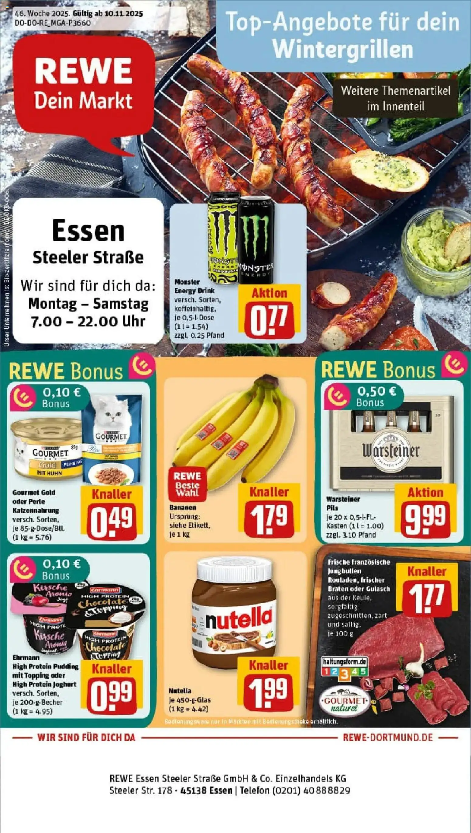 Vorschau von dem Prospekt des Geschäftes Rewe, gültig ab dem 10.11.2025
