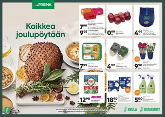 Kaupan Prisma Kaikkea joulupöytään esikatselu, voimassa 11/12/2025