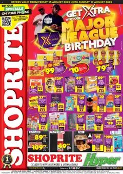 Preview of Shoprite flyer valid from 15/08/2025