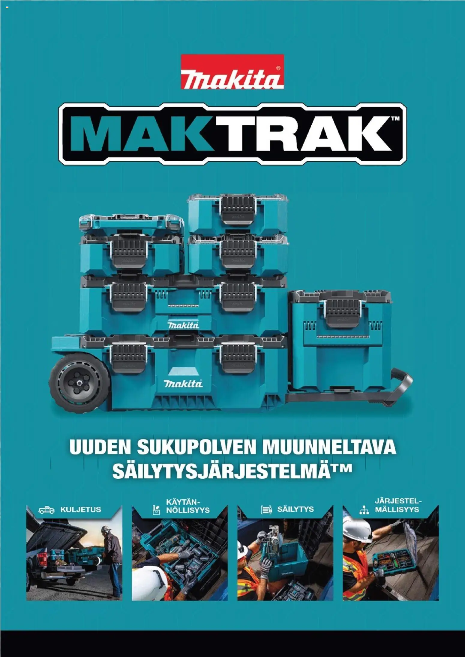 Makita-kaupan Maktrak säilytysjärjestelmä voimassa 27/10/2025 - Sivulla 1