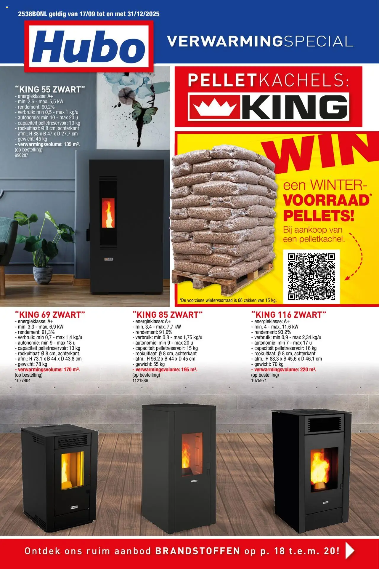 Hubo shop Verwarmingspecial geldig vanaf 17/09/2025 - Paginanummer 1