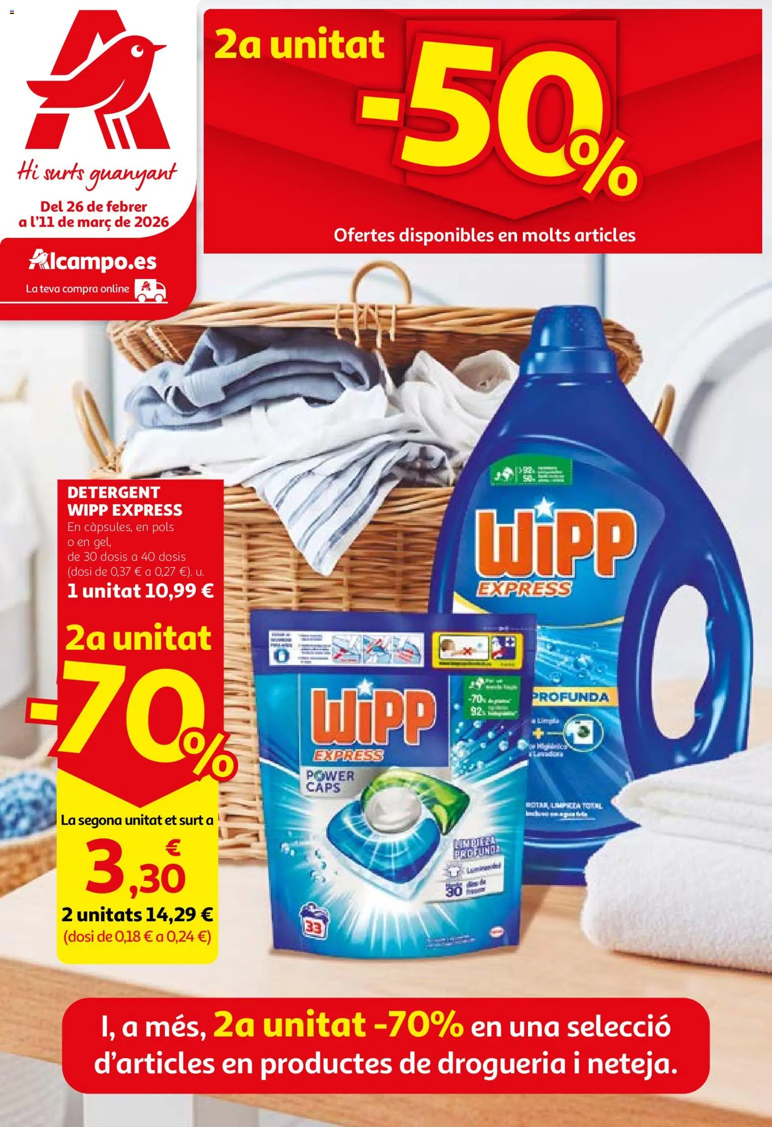 Vista previa del folleto de la tienda Alcampo válido desde el 26/02/2026 