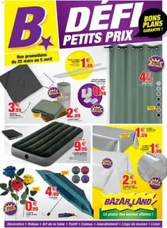 Prévisualisation de Bazarland catalogue du magasin Bazarland formulaire valide 25/03/2026