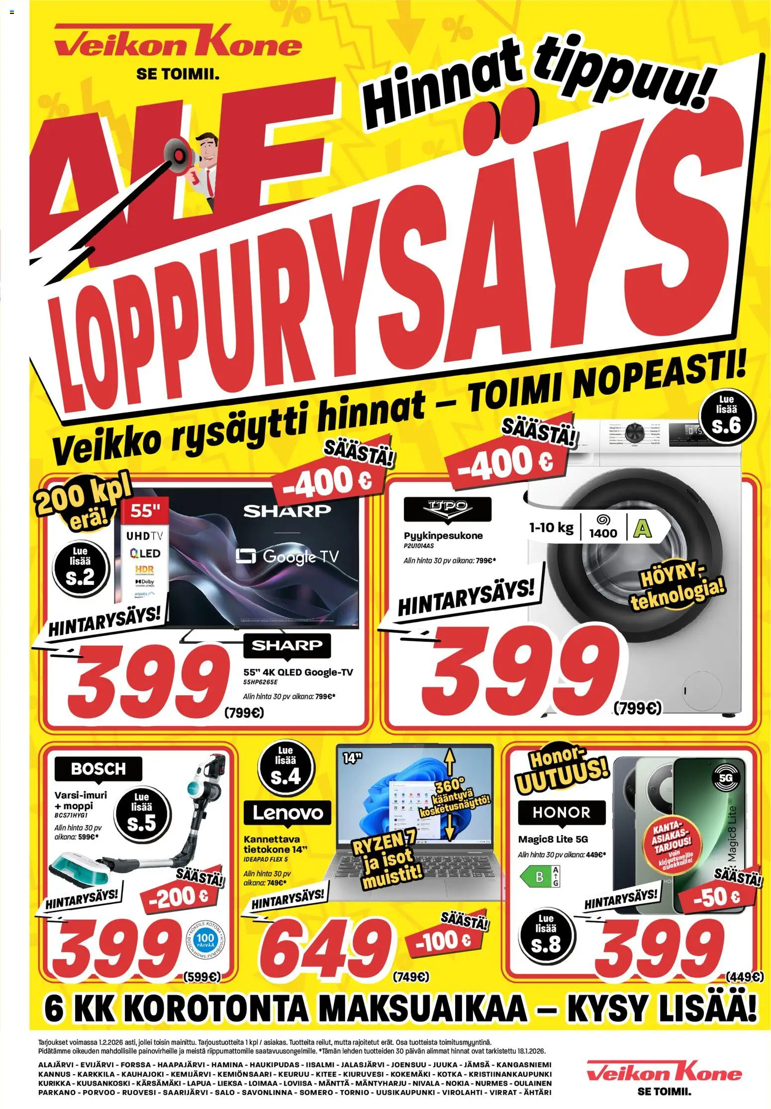 Kaupan Veikon Kone Tarjoukset esikatselu, voimassa 19/01/2026