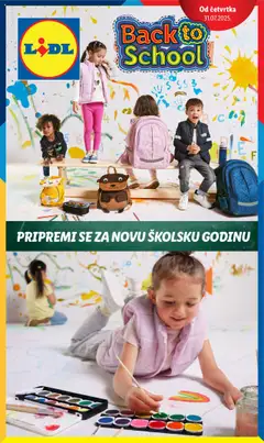 Pregled letka Katalog Back to School trgovine Lidl vrijedi od 28.07.2025