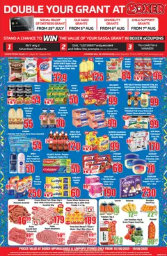 Preview of Boxer flyer valid from 07/08/2025