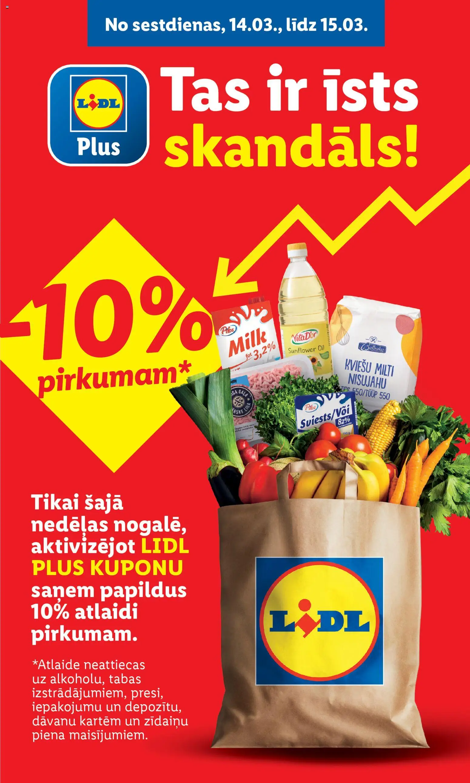 Skatīt Lidl akciju bukletu, derīgs no 14.03.2026.