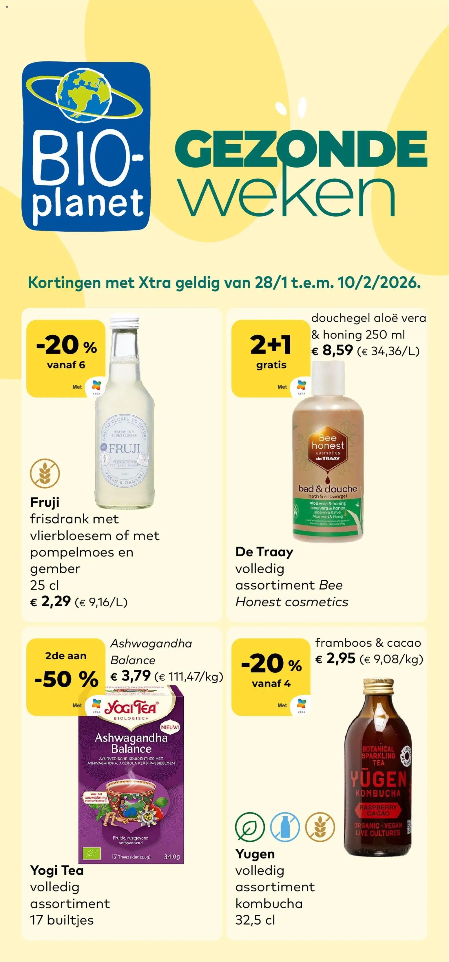 Voorbeeld van Folder van winkel BioPlanet geldig vanaf 28/01/2026