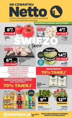 Pogląd gazetki "Netto gazetka od czwartku spożywcza" ze sklepu Netto ważnej od 23.04.2026