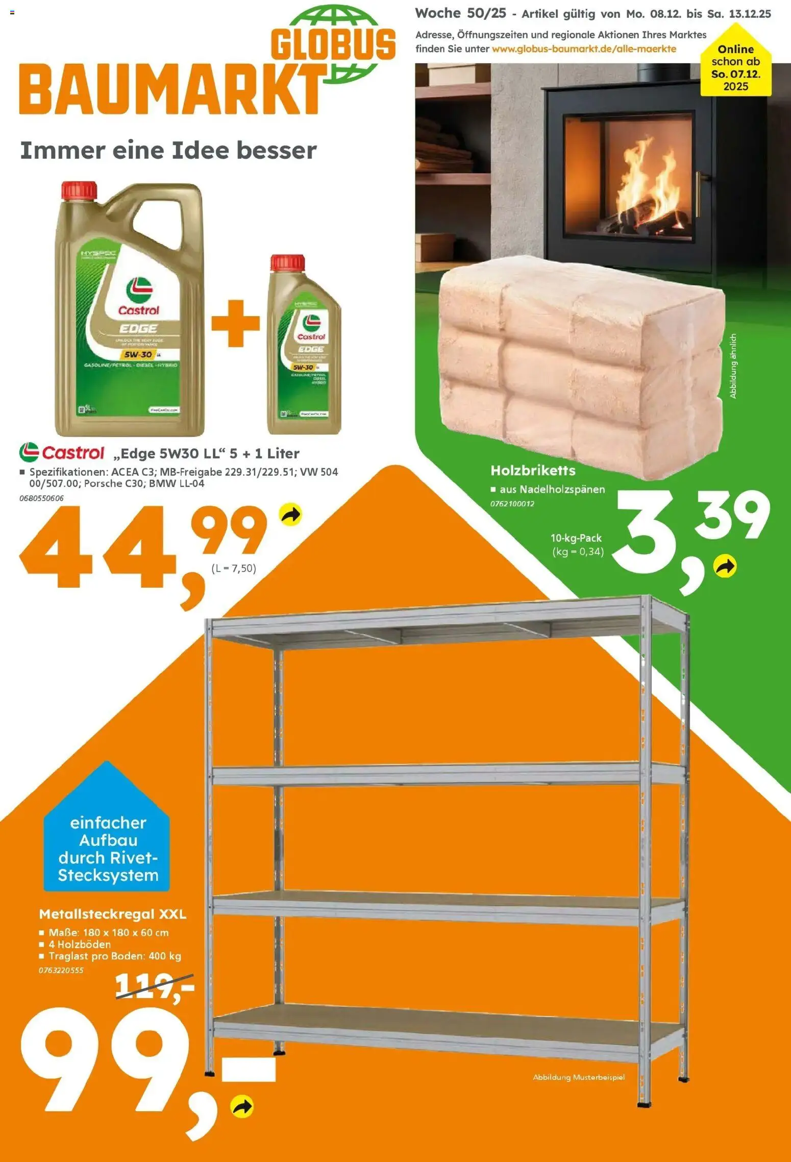 Vorschau von dem Prospekt des Geschäftes Globus Baumarkt, gültig ab dem 07.12.2025