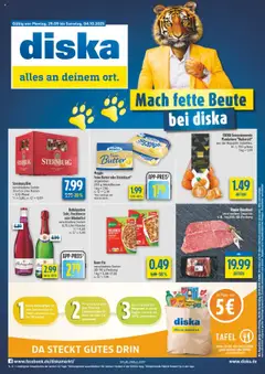 Vorschau von dem Prospekt des Geschäftes Diska, gültig ab dem 29.09.2025